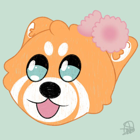 Cute red panda