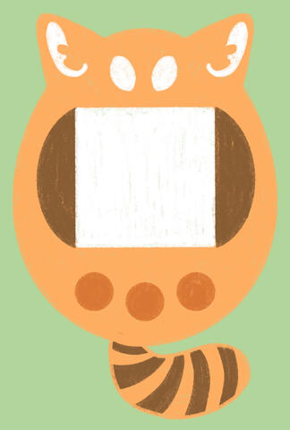 Red panda tamagotchi